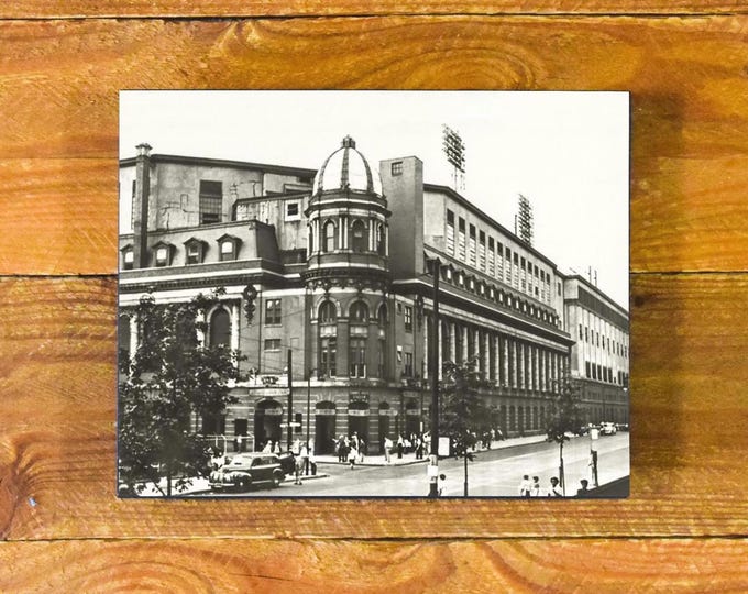 Shibe Park / Connie Mack Stadium - Philadelphia A's & Phillies - Front Entrance 1940's - 50's - Sports Room Wood Wall Panel
