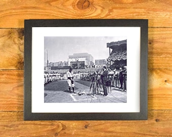 Lou Gehrig - Farewell Speech - July 4, 1939 Yankee Stadium - Sports Bar & Room Wall Decor