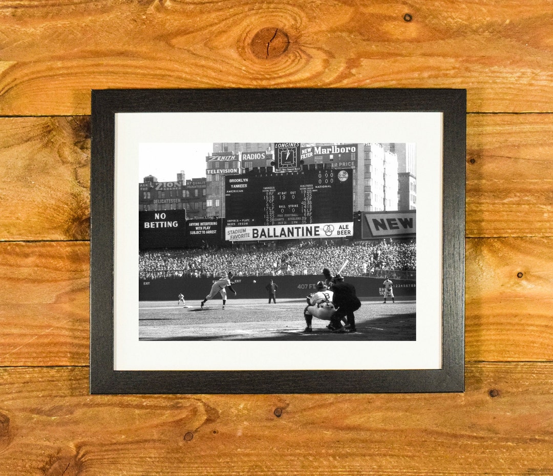 Don Larsen First Pitch World Series Perfect Game October 8 Etsy