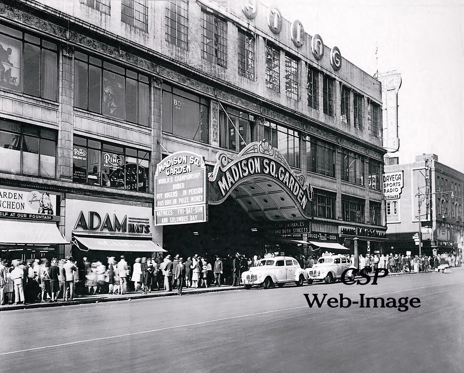 Madison Square Garden Icónico NYC Arena 1925-1968 Vintage | Etsy