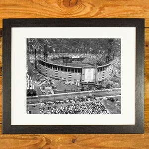 Aerial View of Memorial Stadium Baltimore (1950-1997) - Former Home of the Baltimore Orioles & Colts - Vintage Sports Wall Hanging