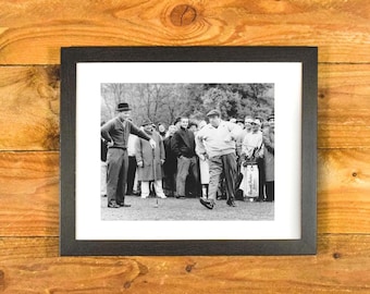 Arnold Palmer & Jackie Gleason - "And Away We Go" - Vintage Golf Wall Hanging