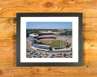 Milwaukee County Stadium 1950s Framed Color Photo - Former Home of  Braves & Packers Wall Art