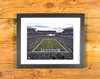 Lincoln Financial Field - Home Field Philadelphia Eagles - Matted & Framed Color Wall Decor