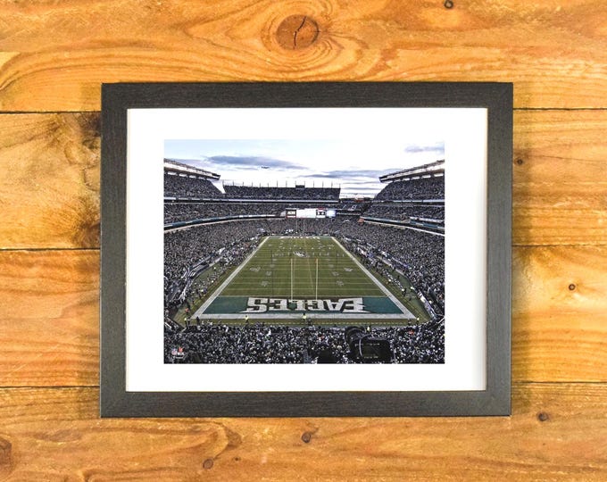 Lincoln Financial Field - Home Field Super Bowl Champion Philadelphia Eagles - Matted & Framed Color Wall Decor