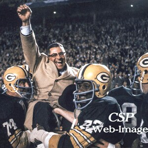 Vince Lombardi & Green Bay Packers 1966 Championship Celebration Vintage Sports Wood Wall Panel image 5