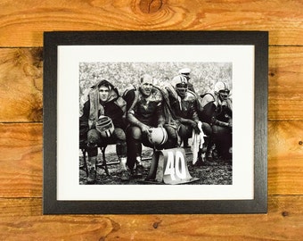 Ray Nitschke and the Green Bay Packers - "The NFL in the 1960's" - Vintage Matted and Framed Sports Wall Hanging