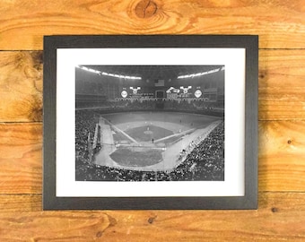 Houston Astrodome 1960s Interior Image - Matted & Framed Bar and Room Wall Decor