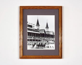 1967 Kentucky Derby Print: Vintage Horse Racing Wall Art, Framed