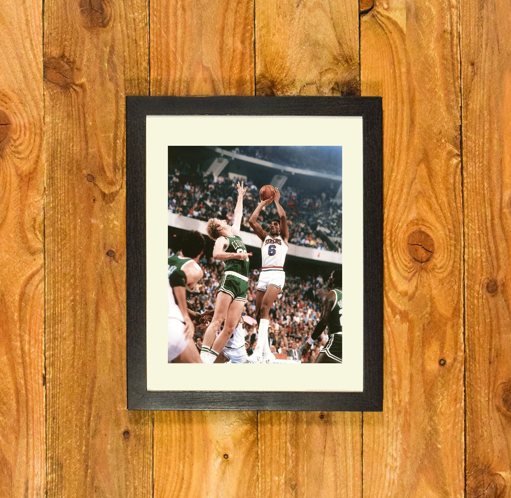 Bob Cousy Red Auerbach signed 16x20 photo framed Celtics 2 mint