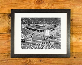 Aerial View of Memorial Stadium Baltimore (1950-1997) - Former Home of the Baltimore Orioles & Colts Vintage Sports Wall Hanging