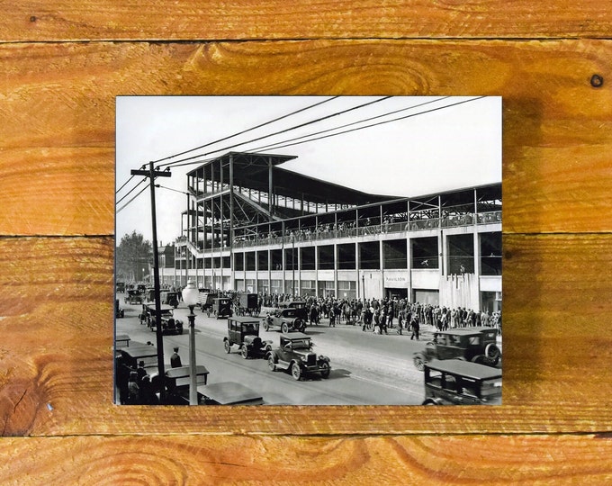 Sportsman's Park - St. Louis Cardinals - Exterior Image 1926 World Series - Vintage Sports Wall Panel