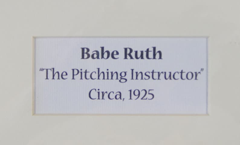 Vintage In-Motion Images of Pitching Motion Babe Ruth The Pitching Instructor New York Yankees