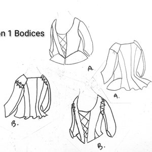 18th century Outlander s1 bodice patterns PDF ,EU size 32-60 instant download