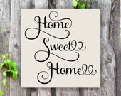 Home Sweet Home, Small Wood Sign, Housewarming Gift, Wood Sign ,Home Decor, Home, No Place Like Home, Home Sign, Sign for Home, Home Life