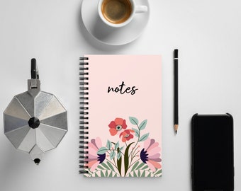 Floral Spiral Notebook | Personalized Journal