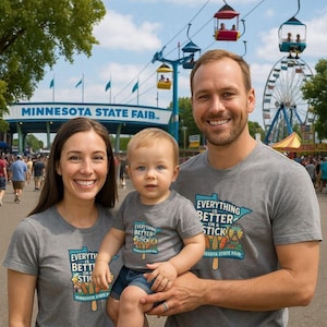 Minnesota State Fair T-Shirt: Carnival Ferris Wheel Graphic Tee