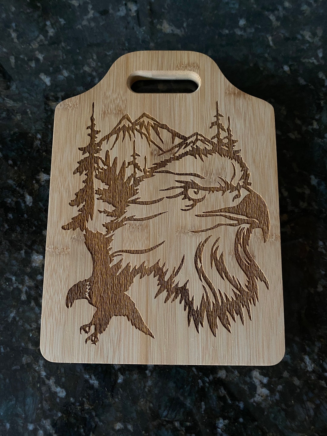 mountain peak eagle frame