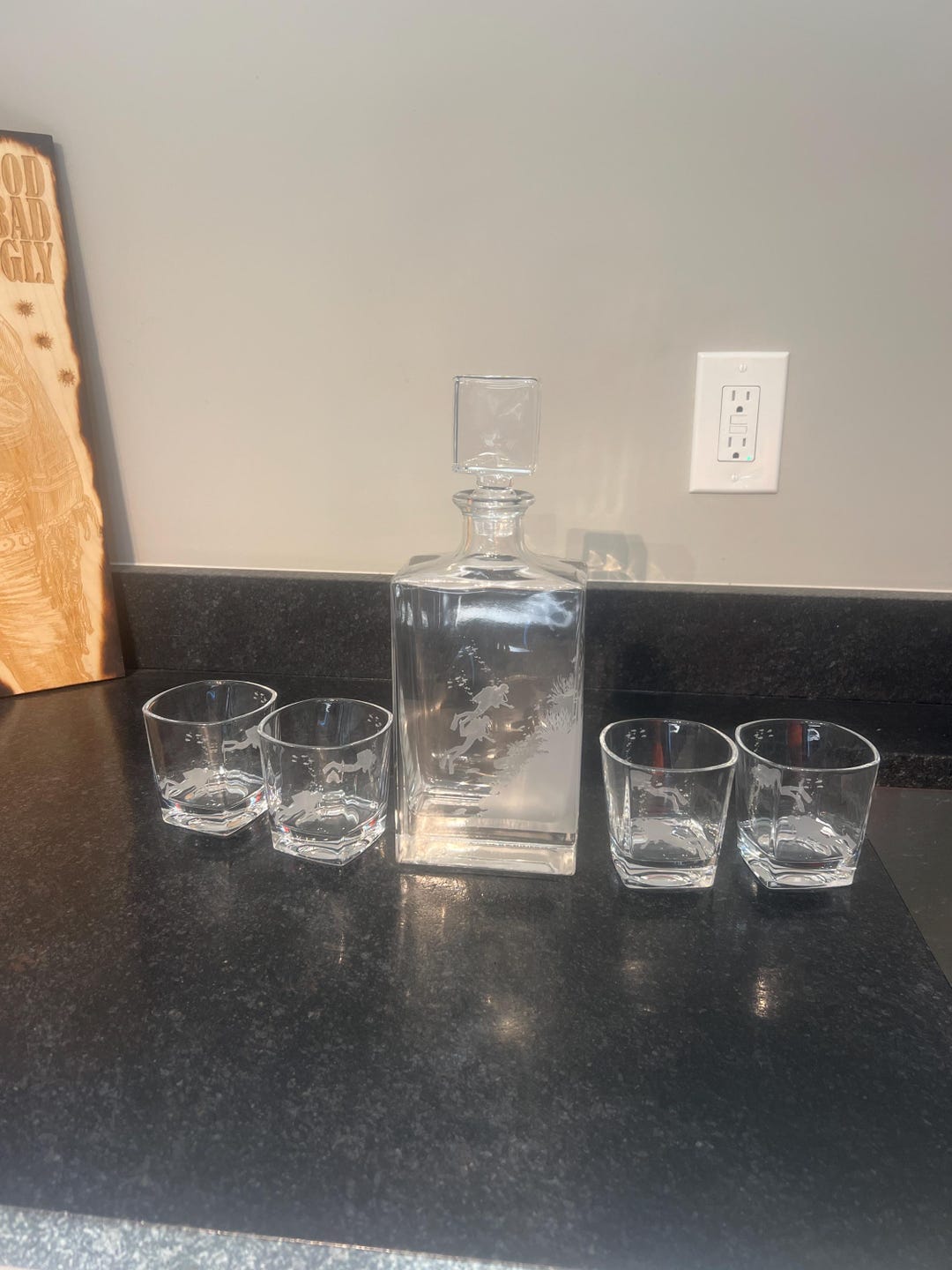 Diver Engraved Decanter | Scuba Diver Gift | Diver Gift | Custom Diver ...