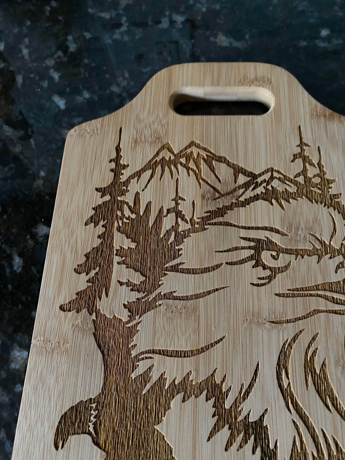 mountain peak eagle frame