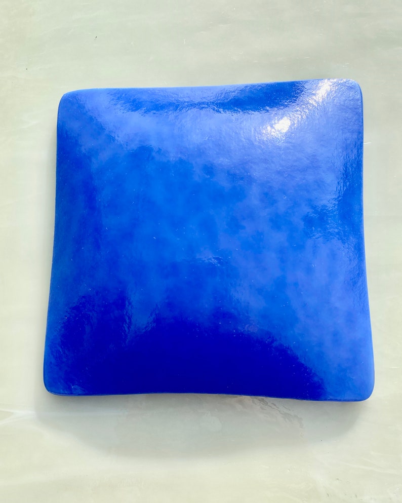 Autism Puzzle Piece Dish Autism Awareness Dish Autism Awareness Fused Glass Dish Autism Glass Dish Puzzle Piece Glass Dish