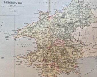Pembroke - Original 1895 County Map