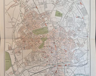 Nottingham - Original 1895 County Map