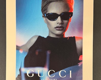 Gucci Sunglasses - Original Vintage 1998 British Vogue Advert