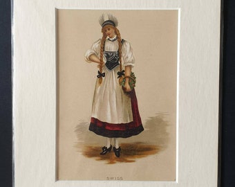 Swiss - Original 1887 Fancy Dress Costume print