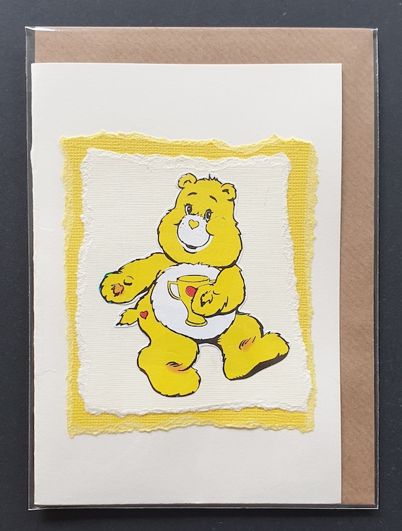 Champ Bear - Original vintage Care Bear card