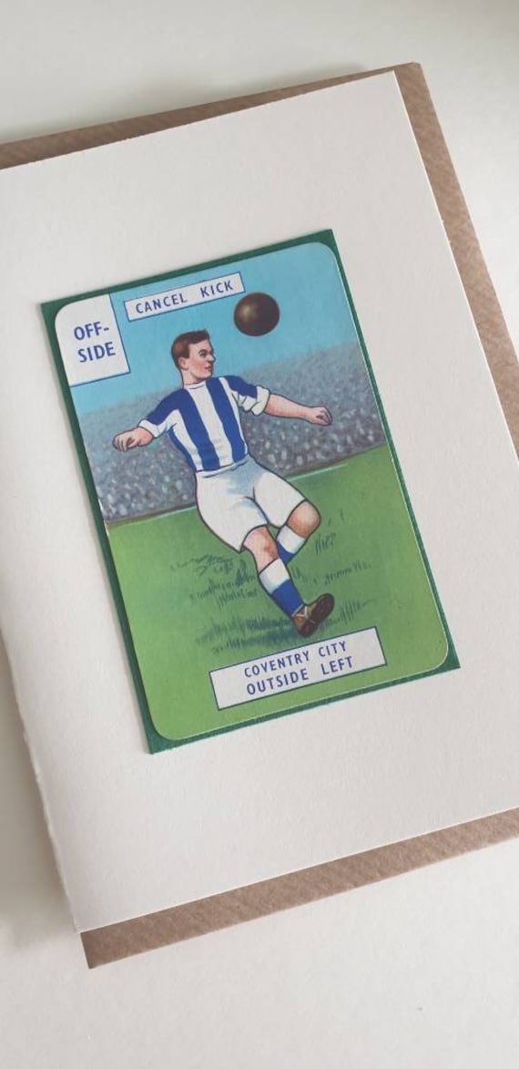 Original 1950s 'It's a Goal' card Coventry City