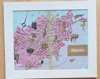 American Geographical Society cover Afghanistan map