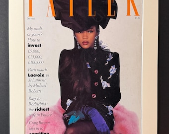 Tatler Magazine - Original October 1987 Cover