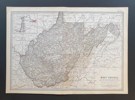 West Virginia - Original 1902 map