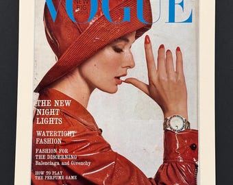British Vogue - Original October 1963 Vintage Cover