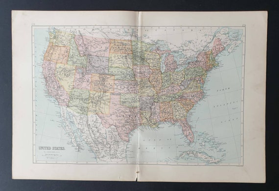 Original 1903 map - United States