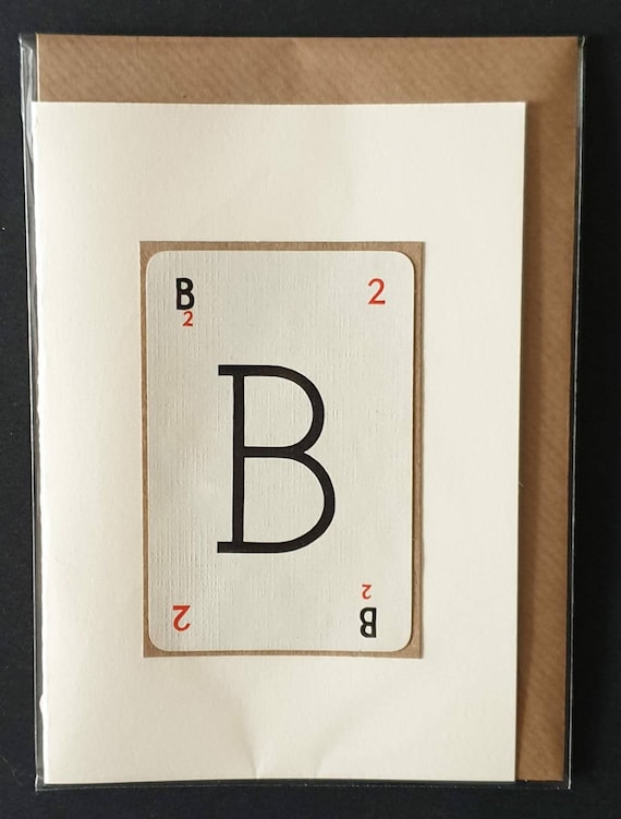 Original vintage Lexicon letter card - B