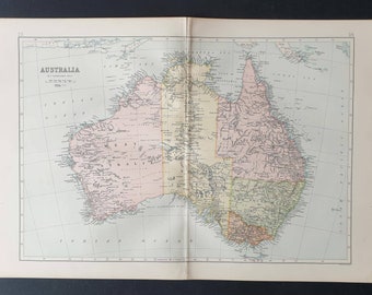 Australia - Original 1903 map