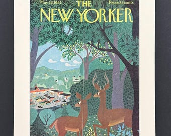 The New Yorker - Original May 1962 Vintage Cover