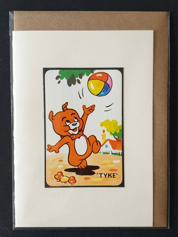 Original vintage Tom and Jerry card - Tyke