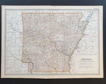 Arkansas - Original 1902 map