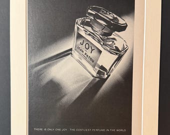 Joy De Jean Patou - Original December 1974 Vintage Advert