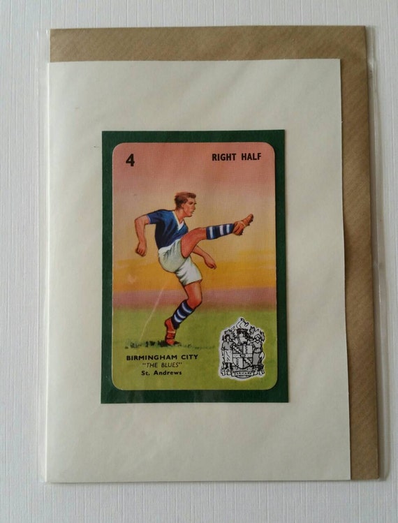 Original 1950s 'Goal' card Birmingham City