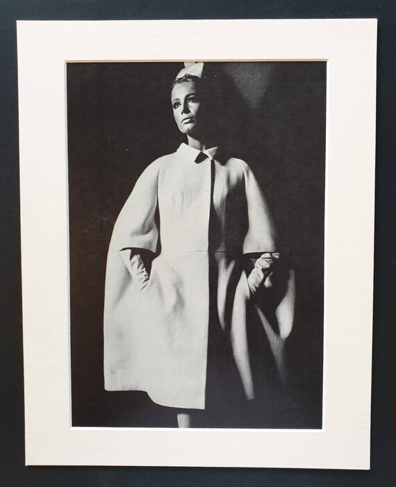 Original fashion print for Vogue. March 1968