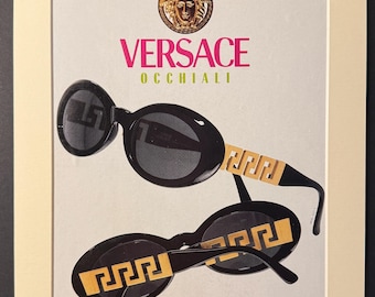 Versace - Original Vintage August 1994 Advert | Luxury Fashion Room Decor