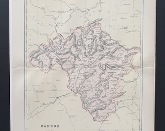 Radnor - Original 1895 County Map