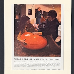 Playboy Magazine - Original Vintage February 1969 Editorial Advert image 1