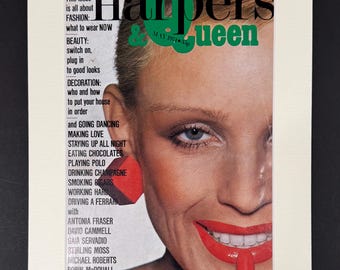 Harpers & Queen - Original May 1974 Vintage Cover