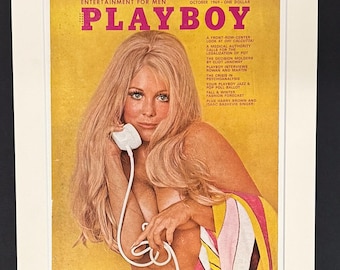 Playboy Magazine - Original October 1969 Vintage Cover