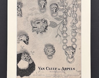 Van Cleef & Arpels - Original October 1969 Vintage Advert